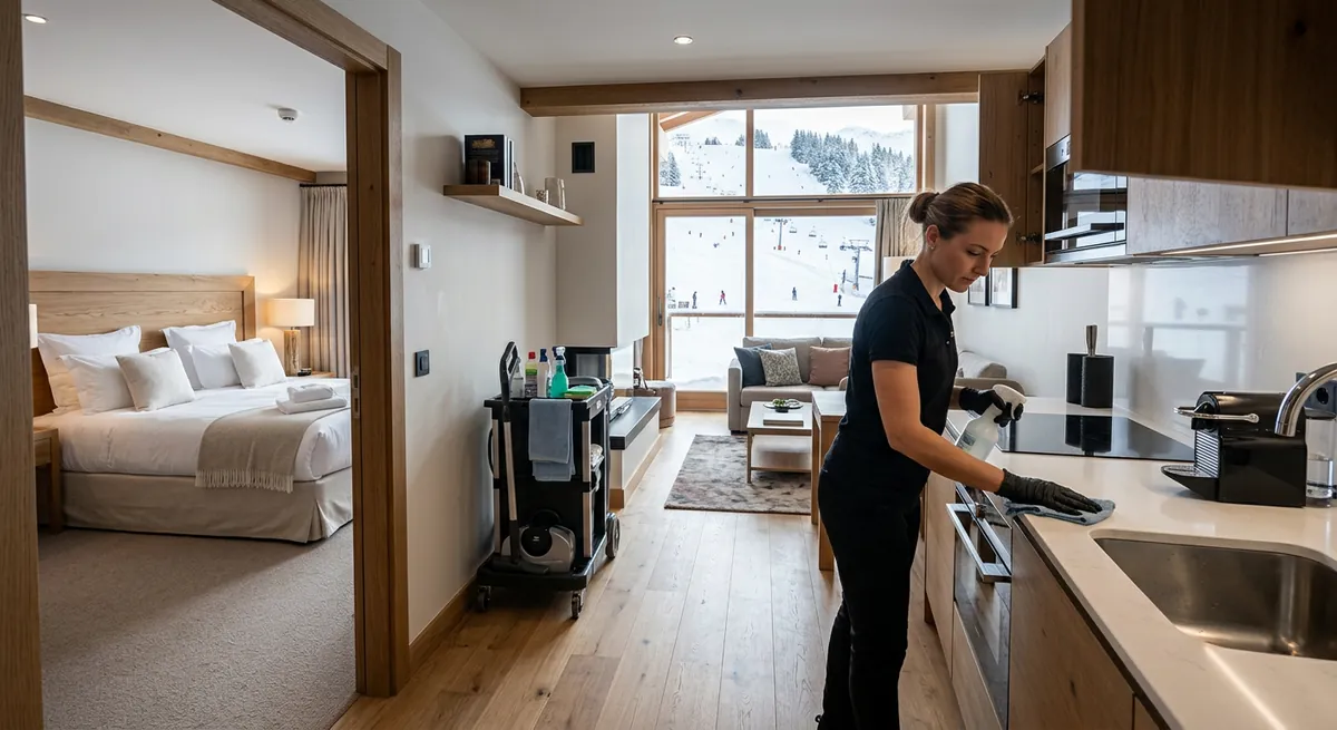 Appartement de vacances propre en station de ski
